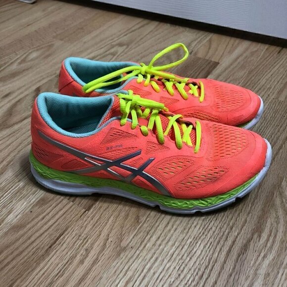 ASICS T583N Women’s Sneakers Sz 9 Orange - Picture 1 of 8